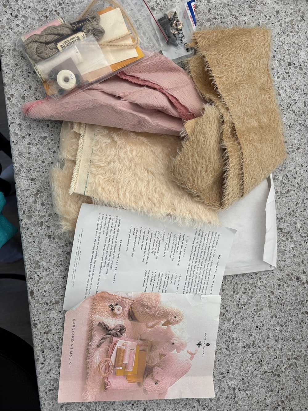 Martha by mail barnyard animal kit